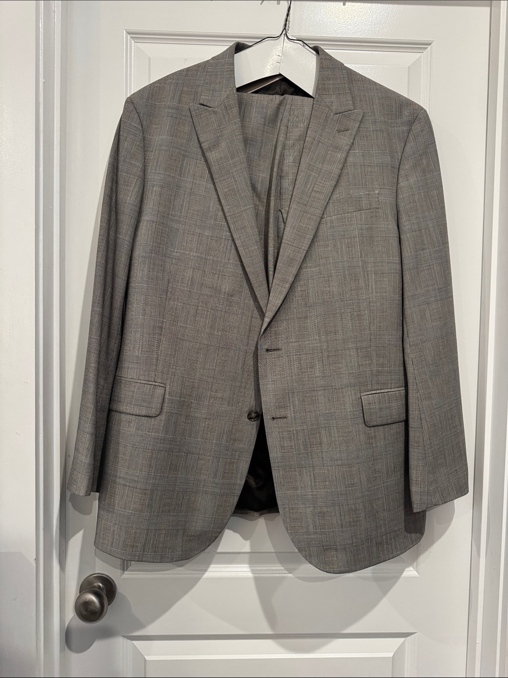 Stafford Gray Plaid Men's Blazer